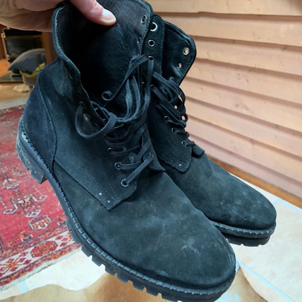 Allsaints Suede Leather Boots - Size 10 (43)